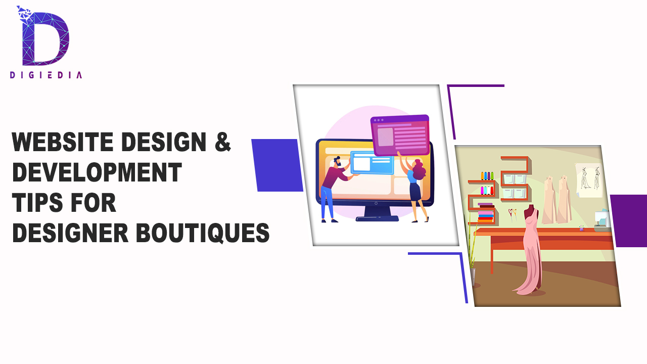 Website design tips for designer boutiques